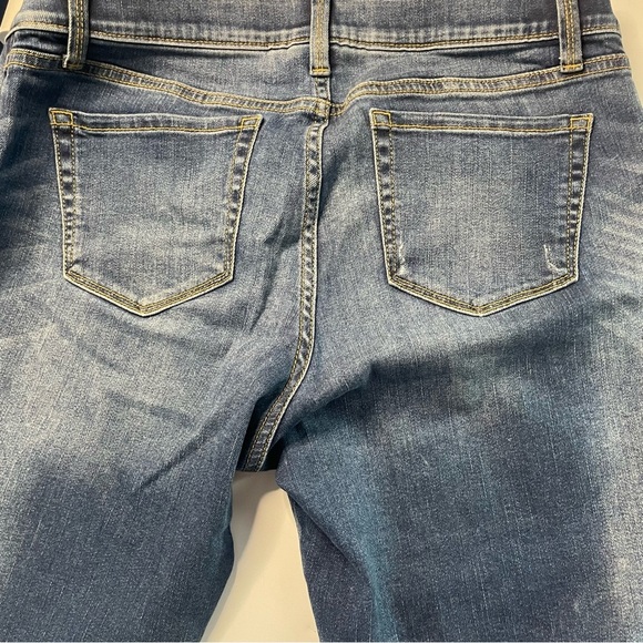 Liz Lange Maternity Medium Ankle Skinny Distressed Blue Jeans PRELOVED - Picture 8 of 12